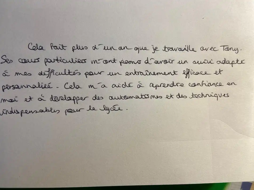 Cours Physique-Chimie Première Saint-Germain-en-Laye